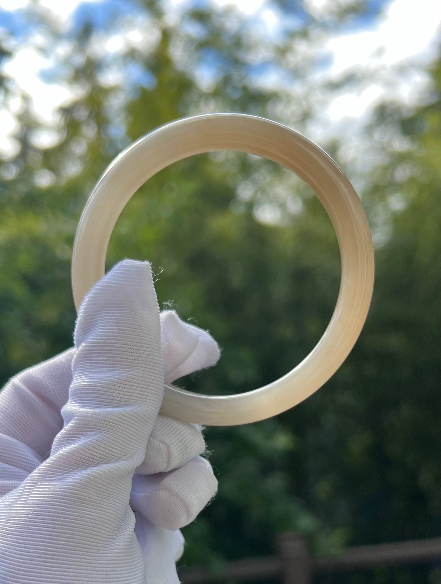 55.9mm Certified Natural old mine Hetian jade nephrite bangle bracelet/icy lotus root pink nephrite/天然精品青海老矿和田玉 正圈手镯 平安镯 渐变浓藕粉 冰润 起荧光 #5391