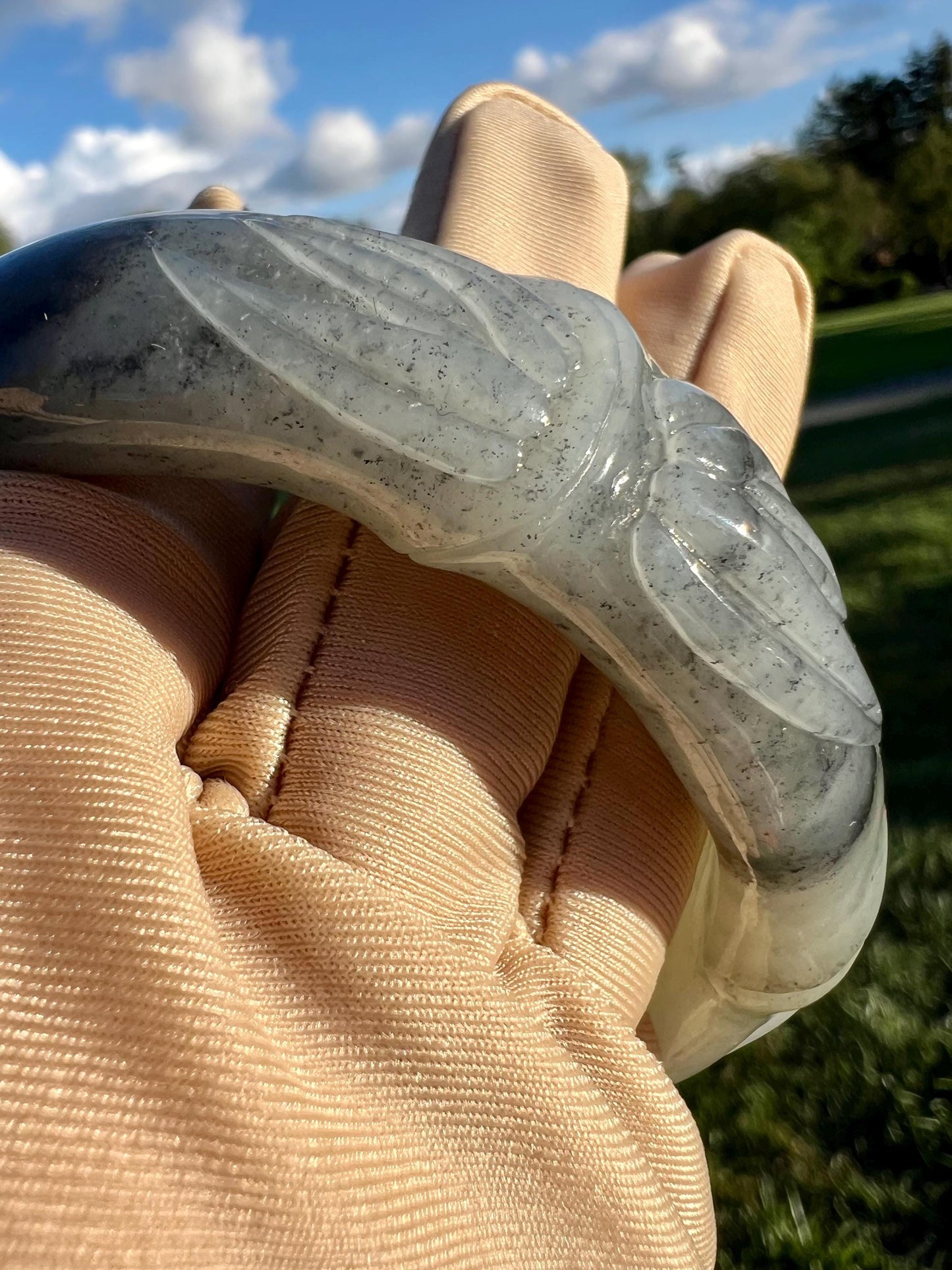 Certified Hetian river jade pebble/ black and White Nephrite bangle Hetian graphite Qinghua nephrite 天然精品和田玉 籽料青花 钢板料 全手工 水墨青花 宽版籽料手镯#9010