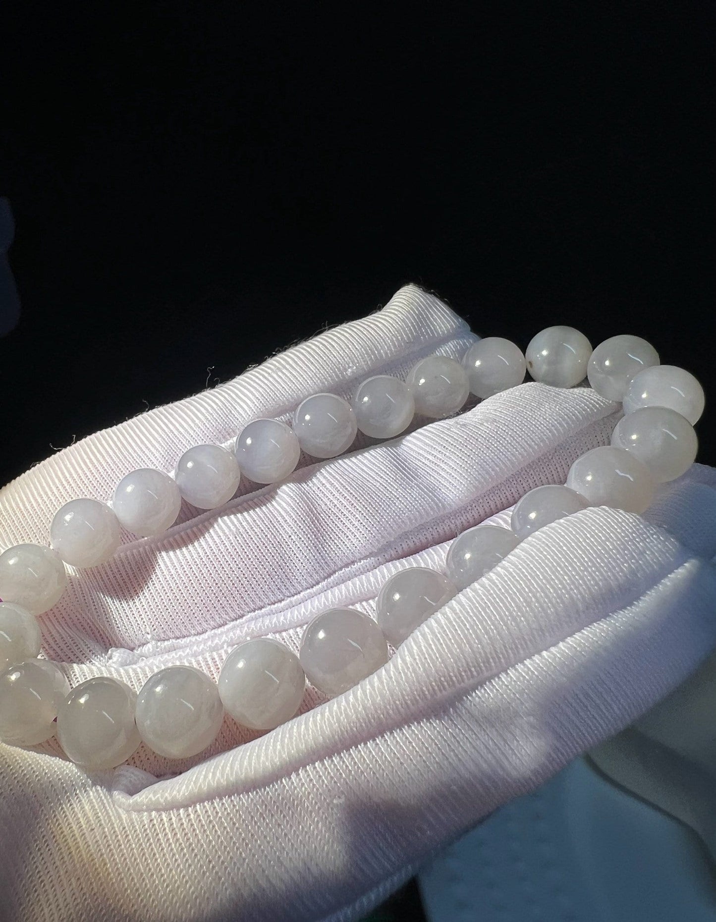 Certified Natural old mine Hetian jade nephrite bracelet/ icy smoky gray 天然和田玉 青海老矿烟灰/烟紫色 手串 冰糯 起胶#4684